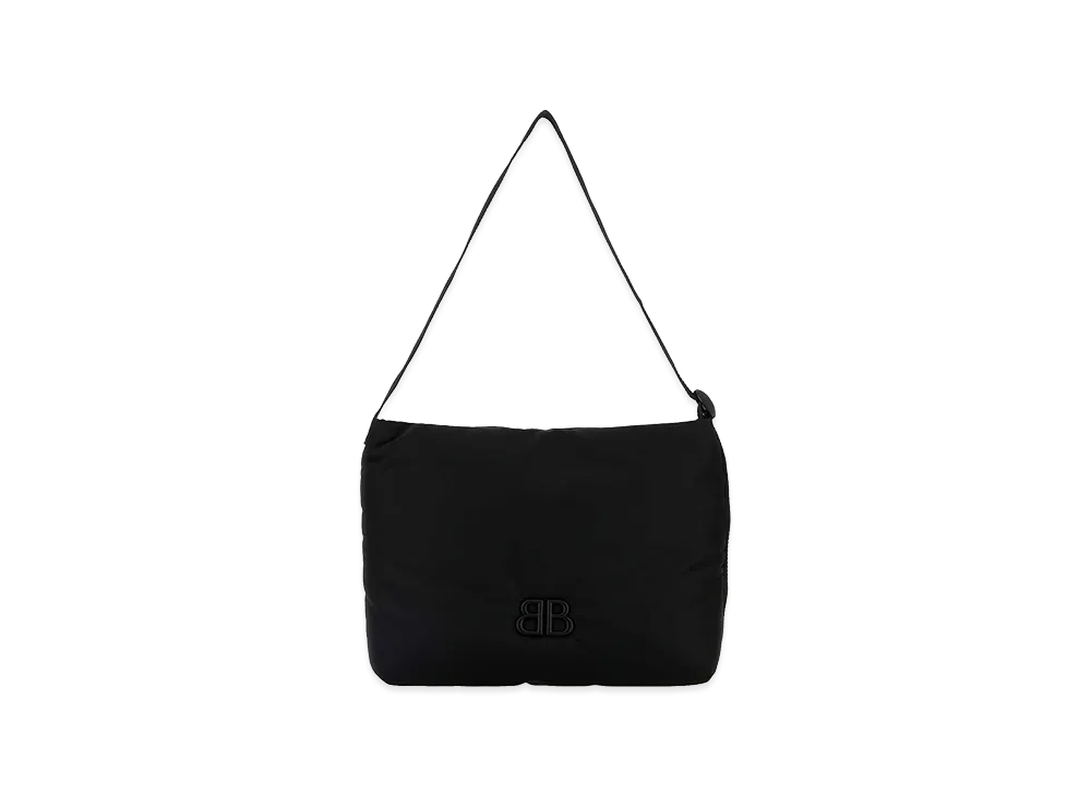 BALENCIAGA Fabric Monaco Shopping Bag "Black"