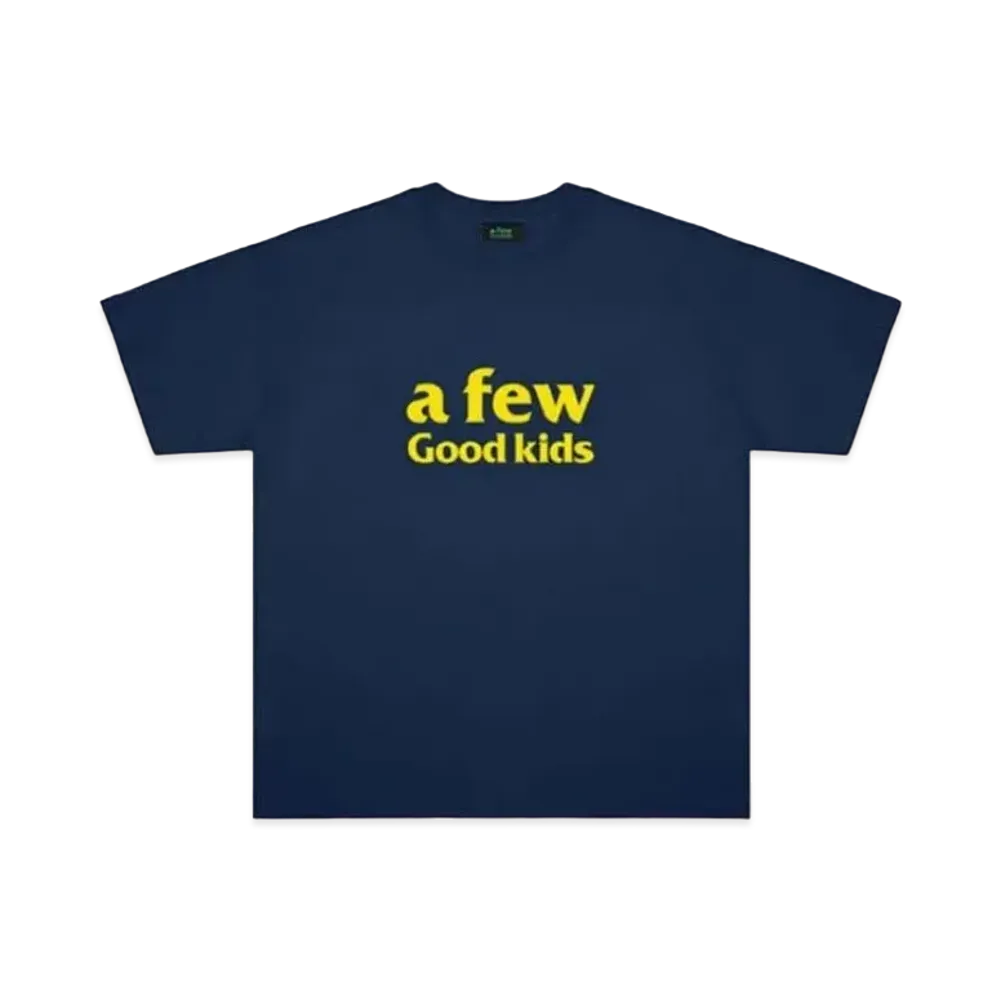 A FEW GOOD KIDS Colorful Logo Tee "Navy"