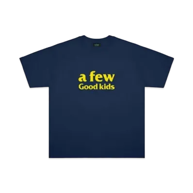 A FEW GOOD KIDS Colorful Logo Tee "Navy"
