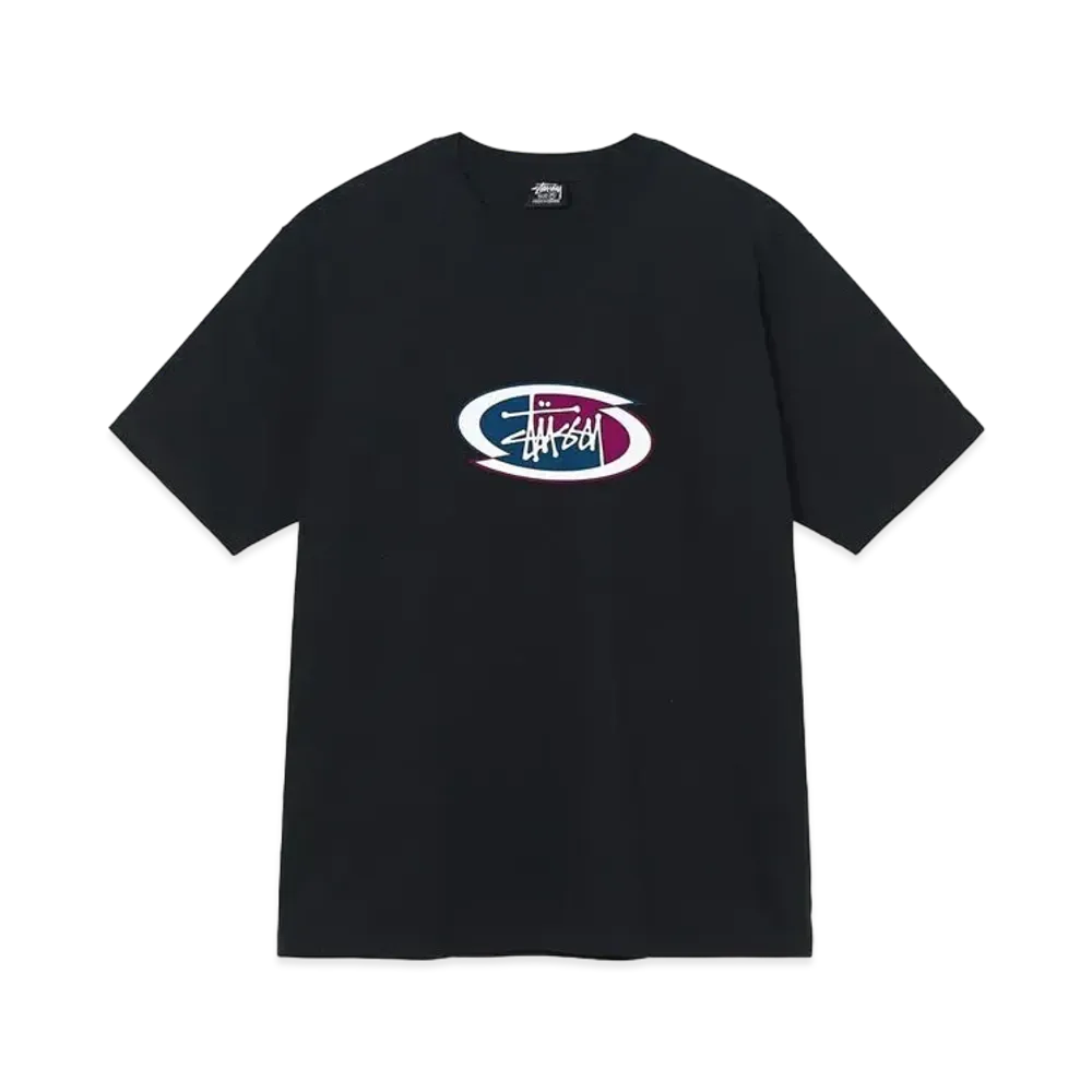 Stussy SPLIT OVAL TEE "Black"