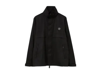 Burberry Men's Packaway Hood Monogram Motif Nylon Jacket "Black"