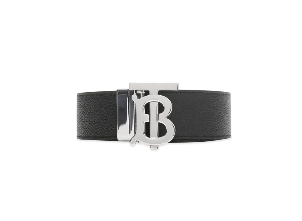 Burberry Reversible Leather TB Belt "Black/Tan"