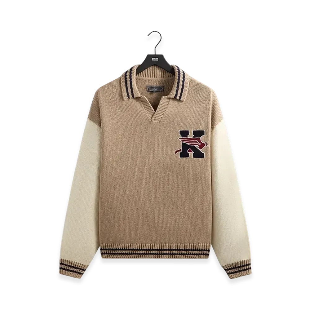 Kith Nelson Rugby Sweater "Canvas Heather"