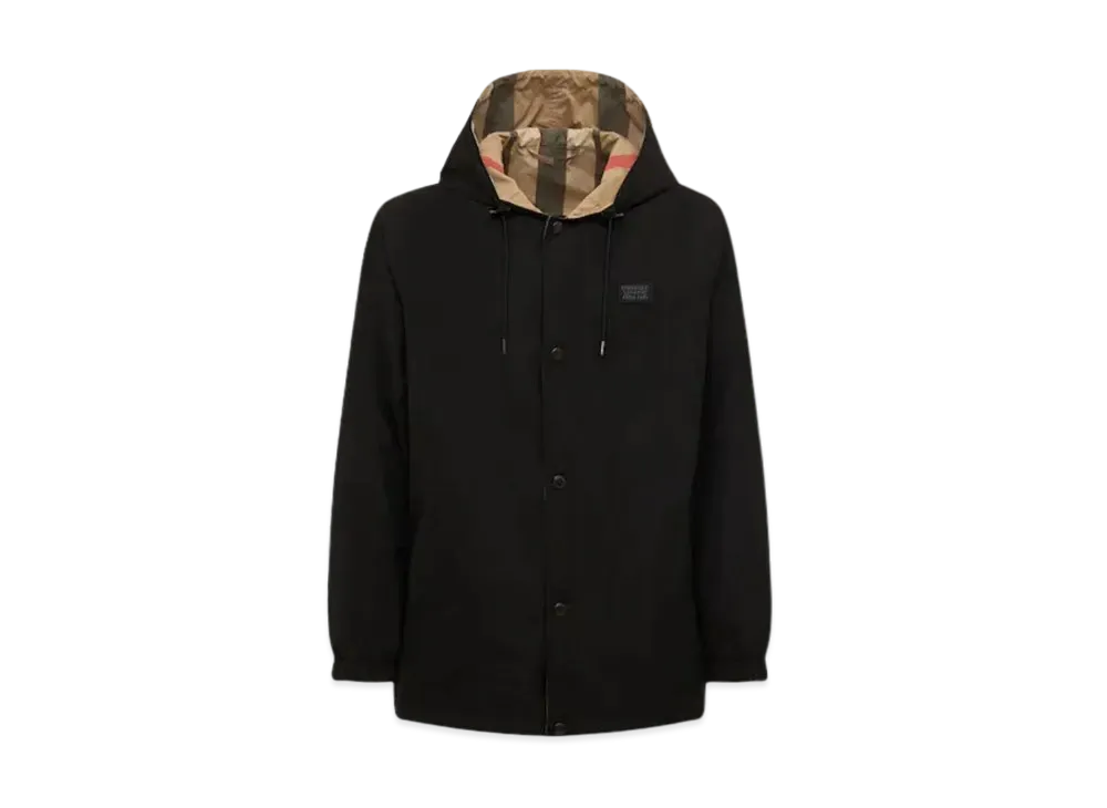 Burberry Men's ReversibleHooded Jacket "Black"