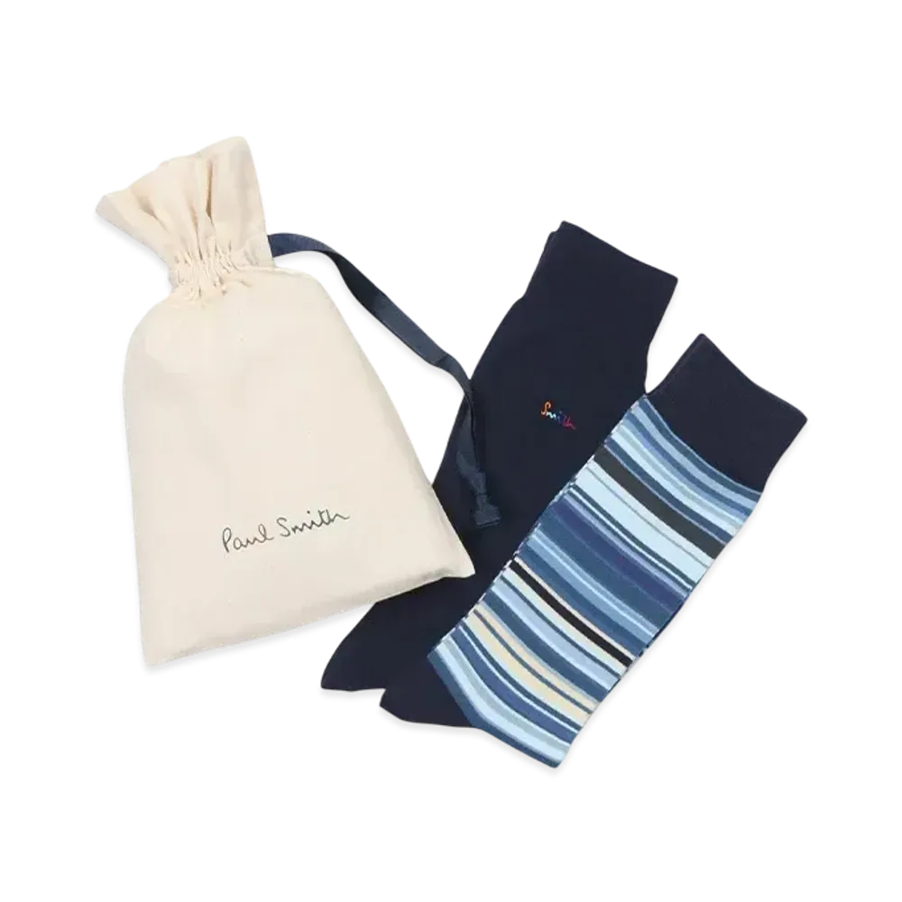 Paul Smith Socks Gift Set "Navy"
