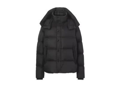 Burberry Men's Detachable Sleeve Hooded Puffer Jacket "Black"