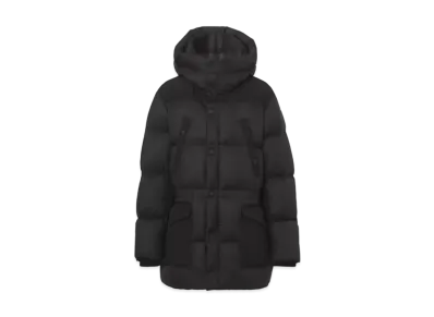 Burberry Men's Logo Applique Nylon Puffer Coat "Black"