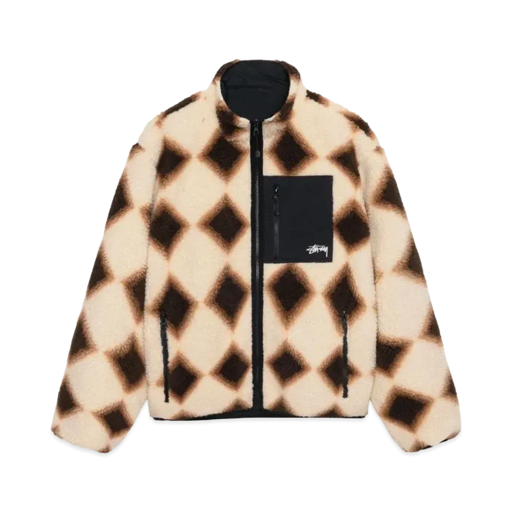 Stussy Sherpa Reversible Jacket "Tan"
