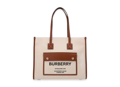 Burberry Women's Medium Freya Shopping Bag "Beige"