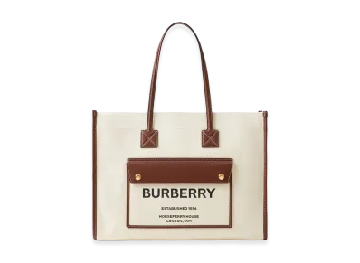 Burberry Women's Small Freya Tote "Natural/Tan"