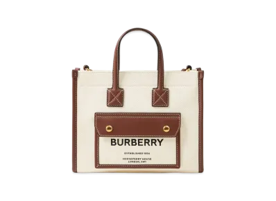 Burberry Women's Mini Freya Tote "Natural/Tan"