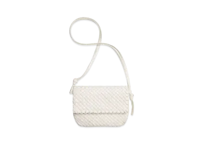 Bottega Veneta Cobble Messenger "White"