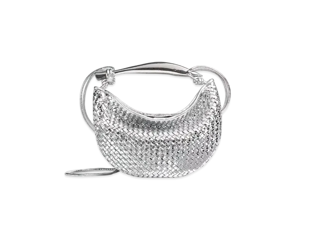 Bottega Veneta Baby Sardine "Silver"