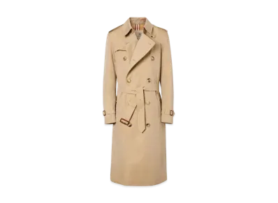 Burberry Men's The Long Kensington Heritage Trench Coat "Honey"