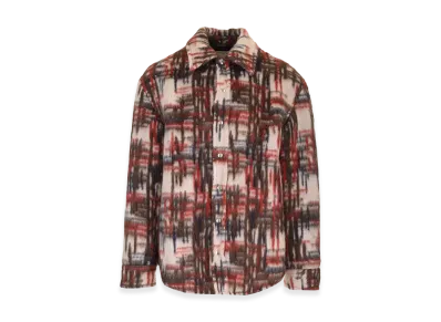 Bottega Veneta Brushed Alpaca Overshirt "Multicolor"