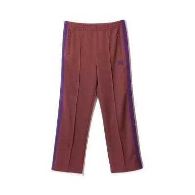 Needles Track Pant - Poly Smooth "Wine"