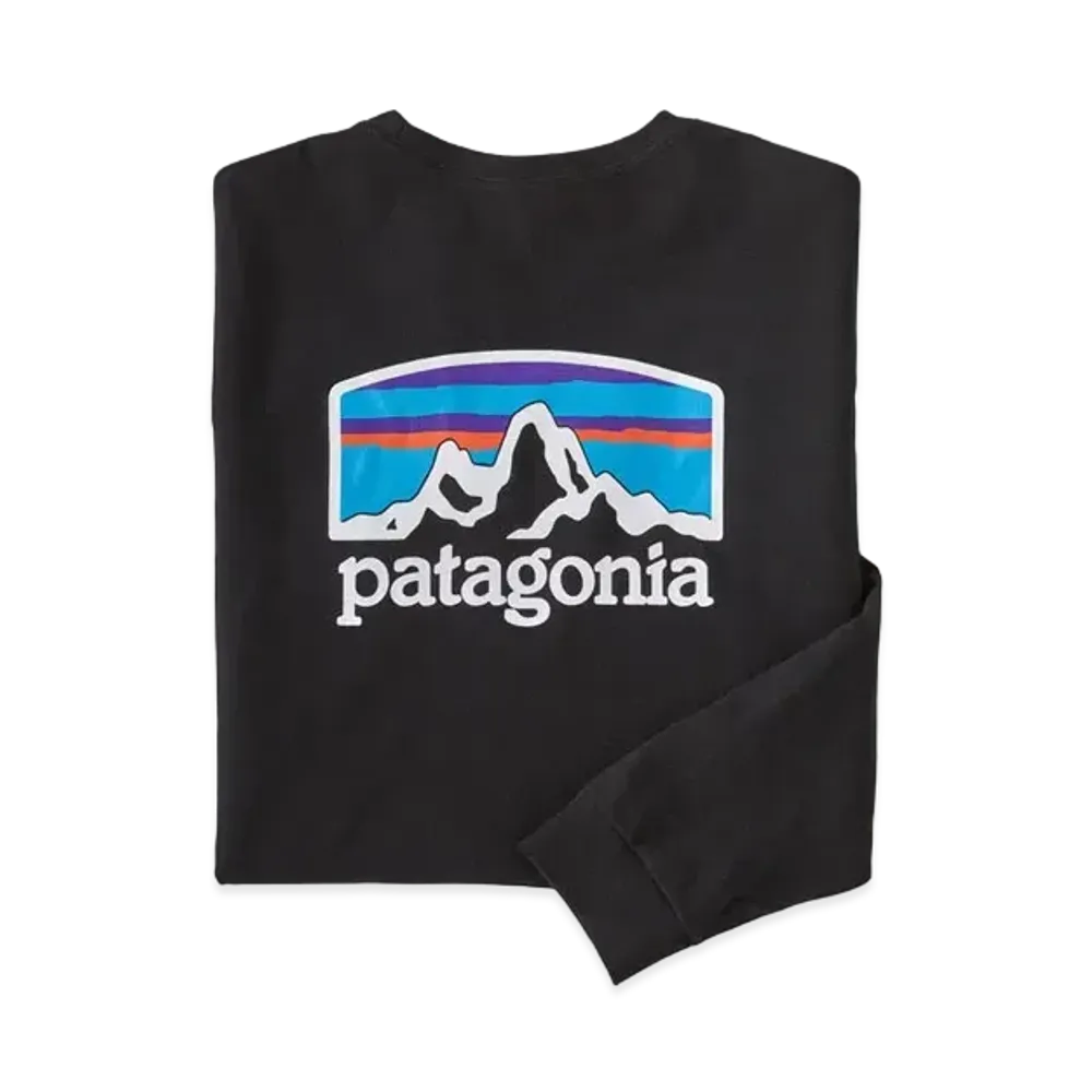 patagonia Men's LongSleeve Fitzroy Horizon Responsibility "Black"