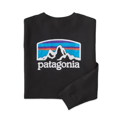 patagonia Men's LongSleeve Fitzroy Horizon Responsibility "Black"