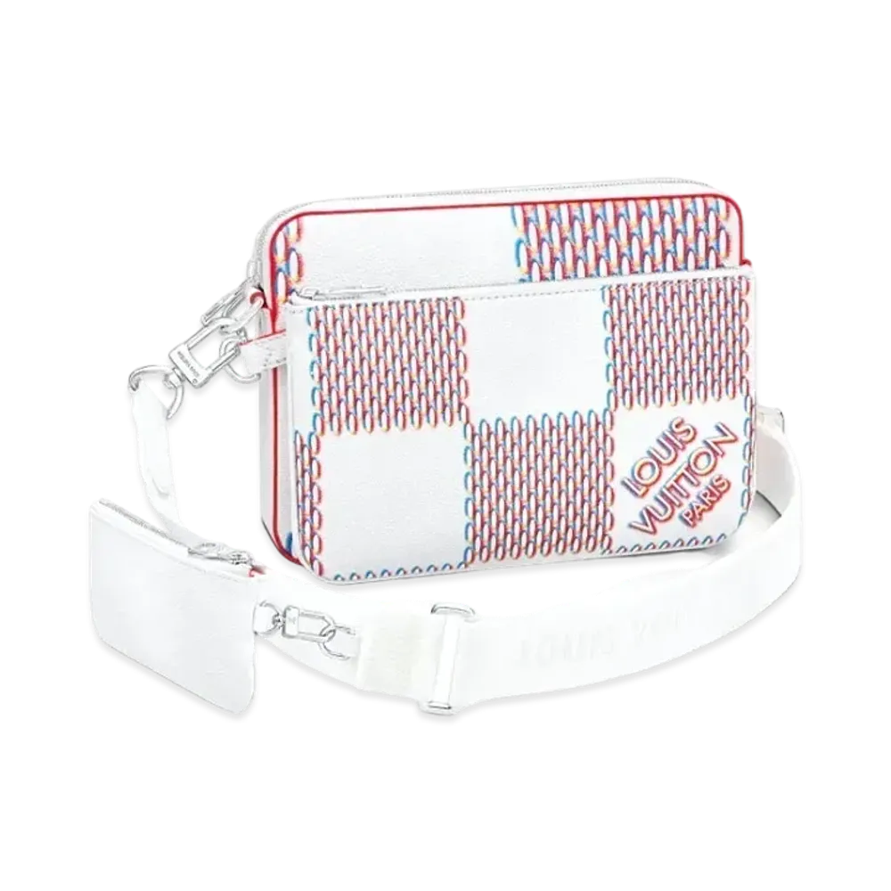 Louis Vuitton Trio Messenger Damier Giant "White"