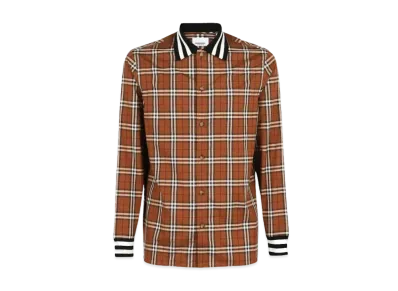 Burberry Men's Towner Check Cotton Shirt "Brown"