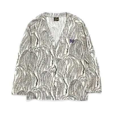 Needles V NECK CARDIGAN - POLY MESH / PT. "Tree"