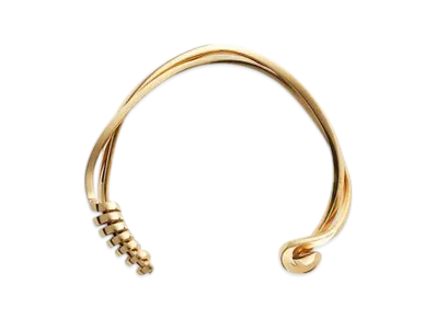 Bottega Veneta Twist Necklace "Yellow Gold"