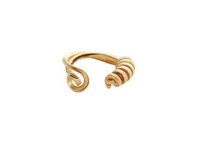 Bottega Veneta Twist Ring "Yellow Gold"