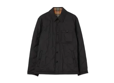 Burberry Men's Reversible Thermoregulated Overshirt "Black"