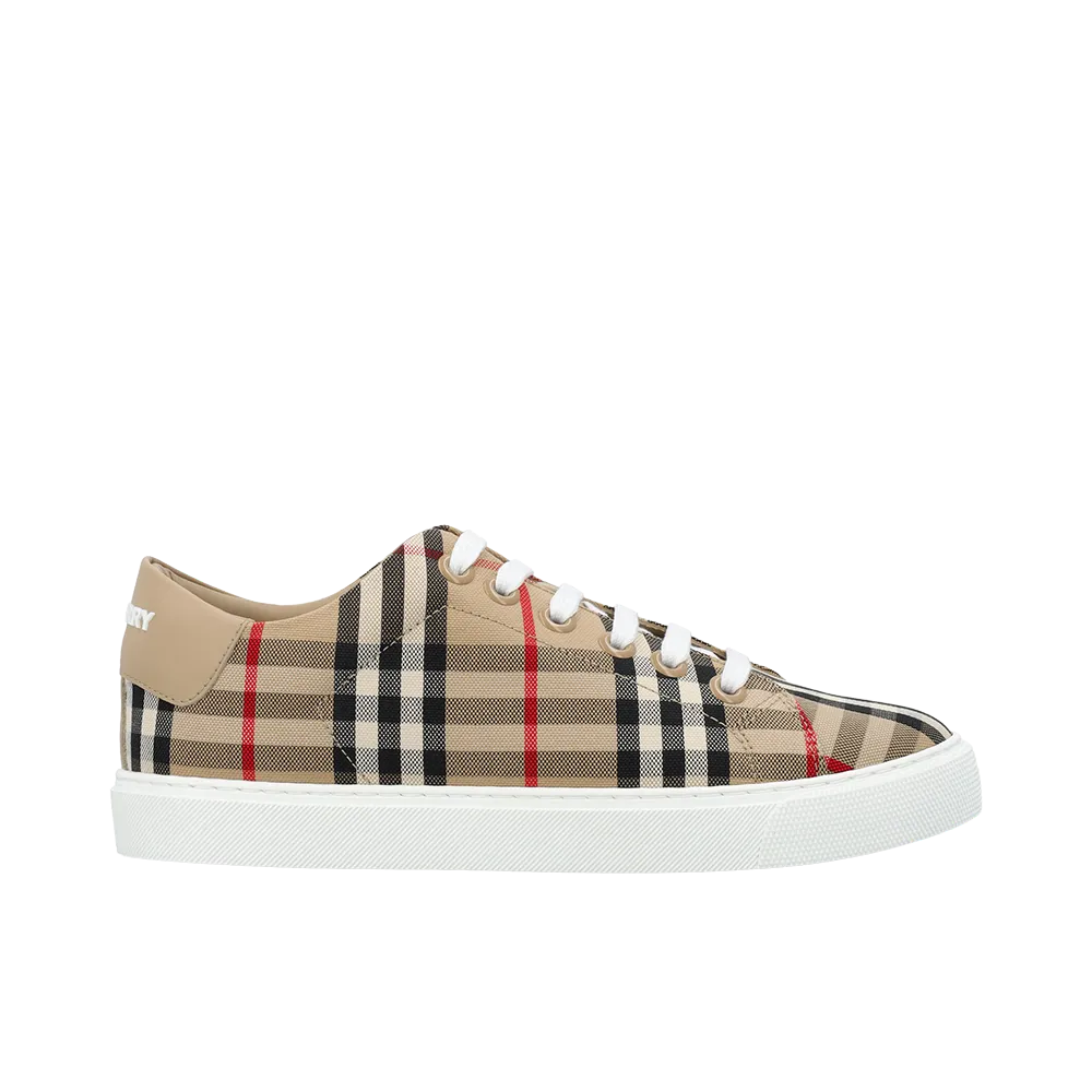 Burberry Women's Embroidered Canvas Sneakers "Printed"