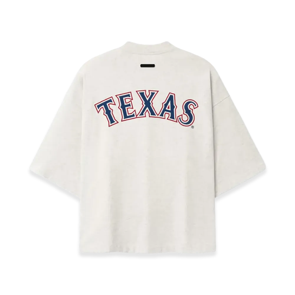 FEAR OF GOD x MLB Rangers Merch Tee "Oatmeal Heather"