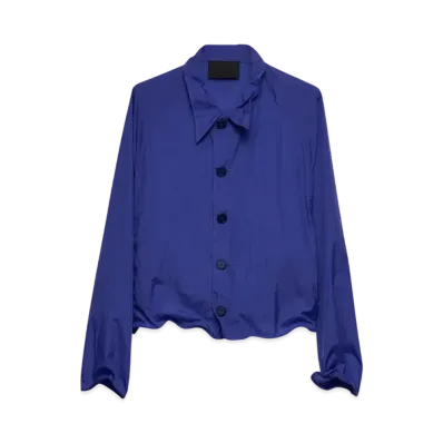 PRADA Men's Nylon Blouson Jacket "Purple"
