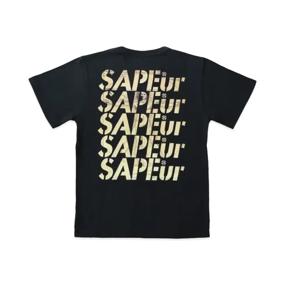 SAPEur Kids Canon Of Proportions Leonardo Da Vinci S/S Tee "Black"