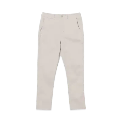 BEAMS Cotton Pique Stretch Tapered Pants "Cement"