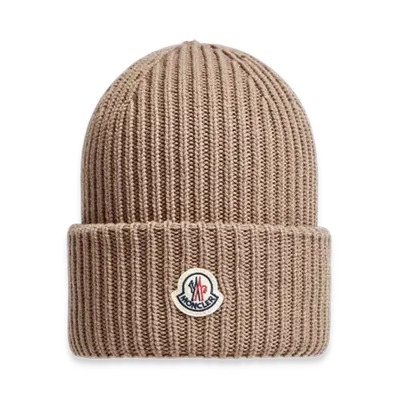 MONCLER Wool & Cashmere Beanie "Beige"