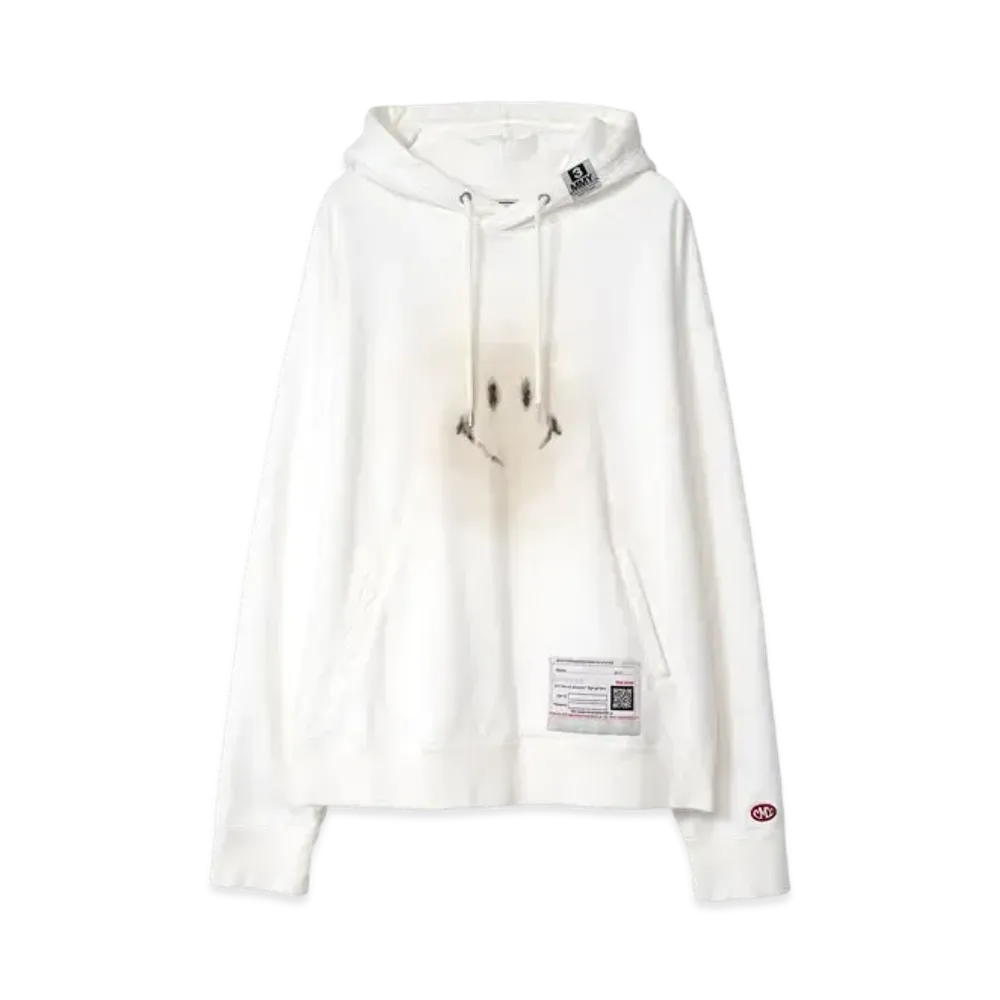 Maison MIHARA YASUHIRO Smily Face Printed Hoodie "White"