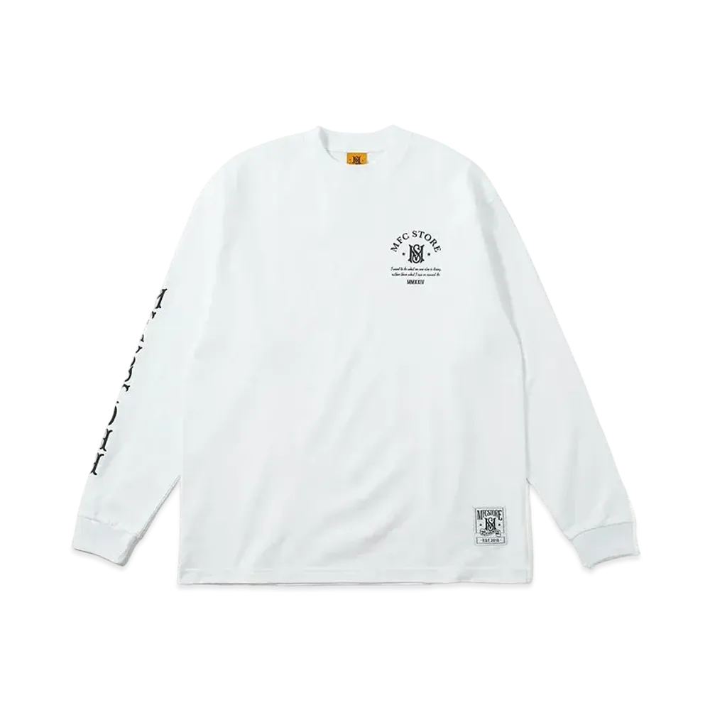 MFC STORE Original MS Logo Mmxxiv L/S Tee "White"