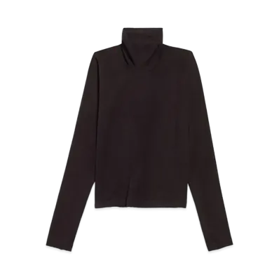 BALENCIAGA BB Classic BALENCIAGA Fitted Turtleneck Peeling Stretch Jersey "Black"