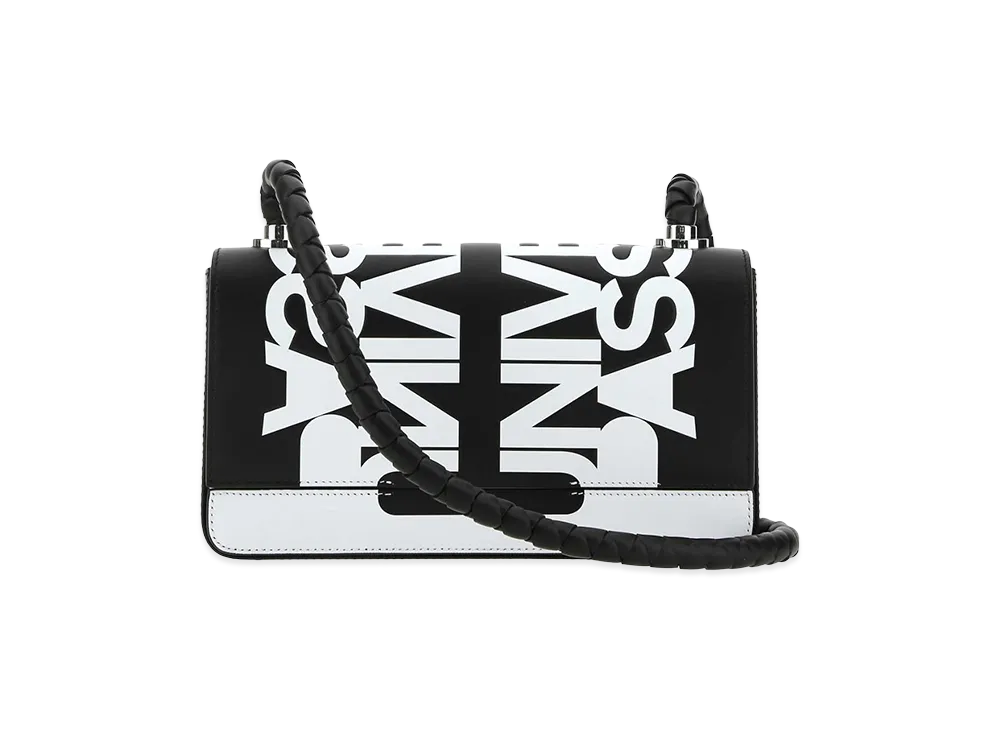Burberry Two-Tone Leather Crossbody Bag "Printed"