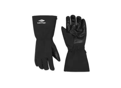 BALENCIAGA 3B Sports Icon Ski Gloves "Black"