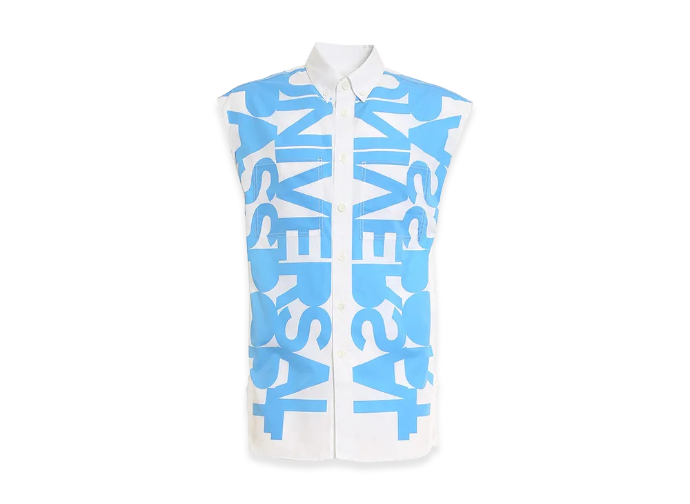Burberry Sleeveless Shirt "Light Blue"