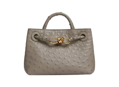 Bottega Veneta Mini Andiamo "Limestone"