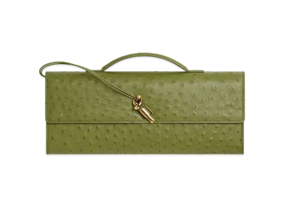 Bottega Veneta Andiamo Clutch "Matcha"