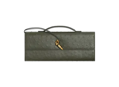 Bottega Veneta Andiamo Clutch Bag "Pickle"