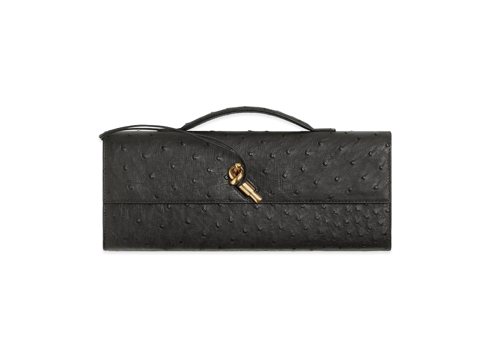 Bottega Veneta Andiamo Clutch Bag "Graphite"