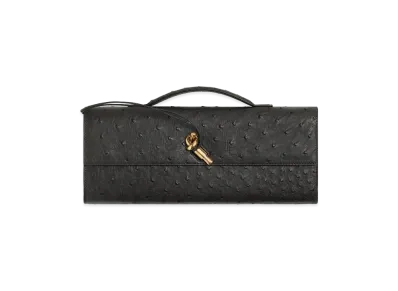 Bottega Veneta Andiamo Clutch Bag "Graphite"