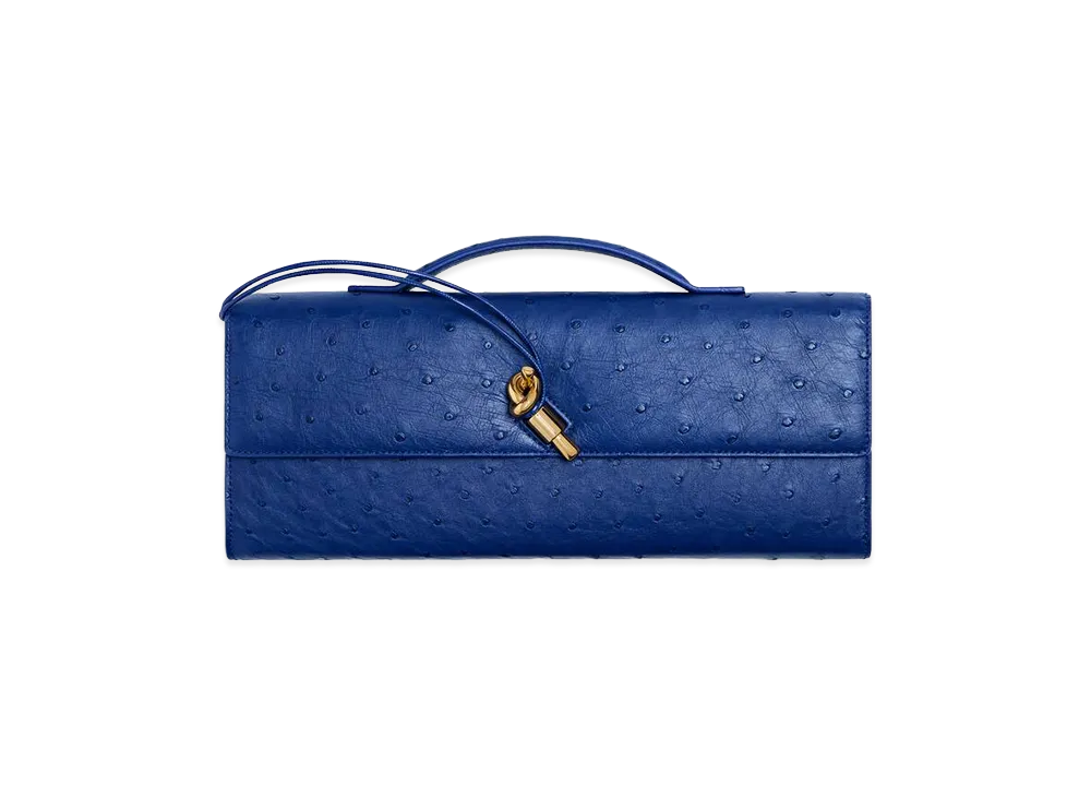 Bottega Veneta Andiamo Clutch Bag "Royal Blue"