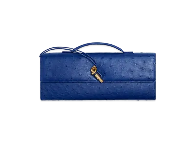 Bottega Veneta Andiamo Clutch Bag "Royal Blue"