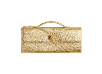 Bottega Veneta Andiamo Clutch Bag "Gold"