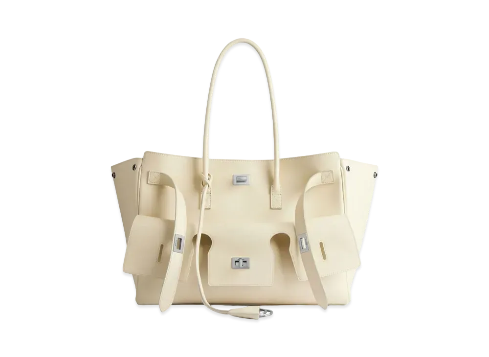 BALENCIAGA Bel Air Medium Carry All Bag "Soya"