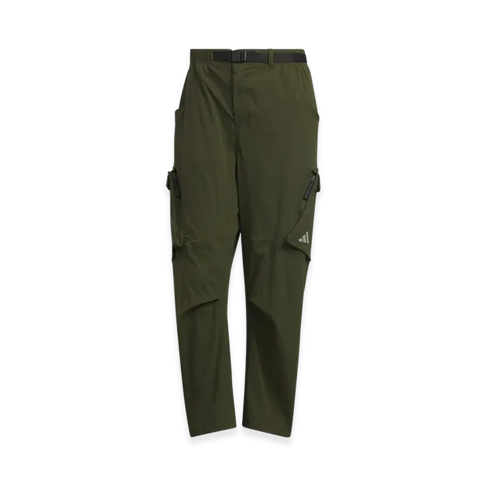 adidas City Escape Loose Fit Full Length Stretch Hem Cargo Pants "Night Cargo"